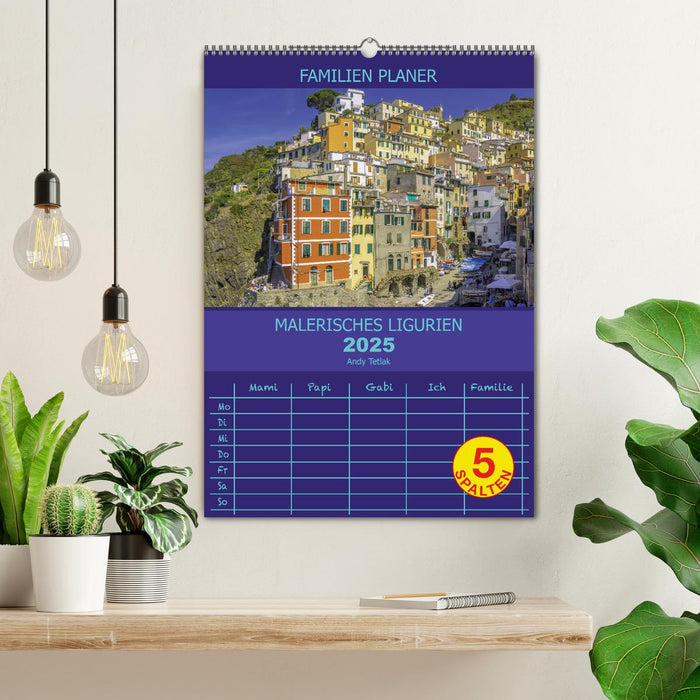 Malerisches Ligurien (CALVENDO Wandkalender 2025)