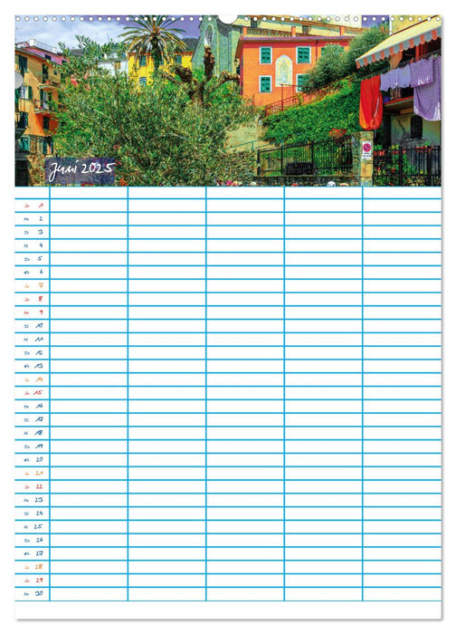 Malerisches Ligurien (CALVENDO Wandkalender 2025)