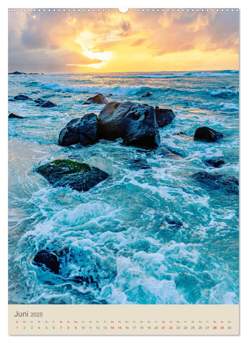 O'ahu - Hawaii, Bilder aus dem Südseeparadies (CALVENDO Wandkalender 2025)