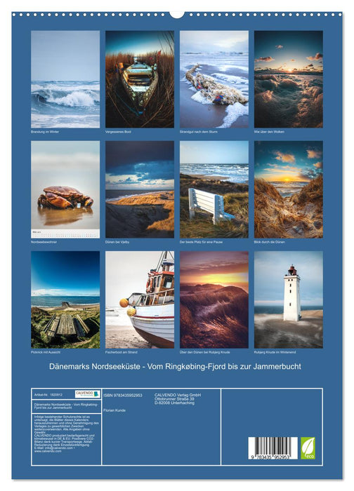 Dänemarks Nordseeküste - Vom Ringkøbing-Fjord bis zur Jammerbucht (CALVENDO Premium Wandkalender 2025)