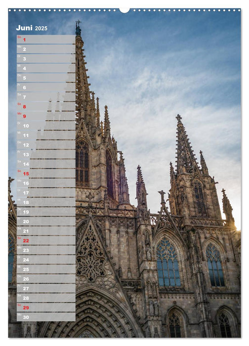 Barcelona - Eine Städtereise (CALVENDO Premium Wandkalender 2025)