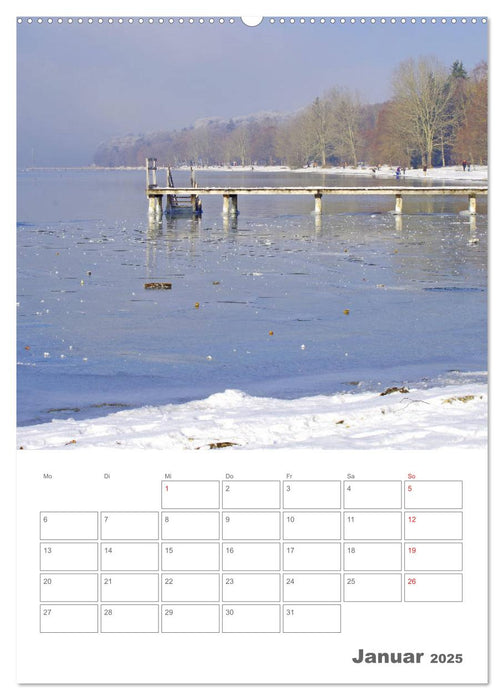 Mein Starnberger See - Die Perle im Fünfseenland im Jahresverlauf (CALVENDO Premium Wandkalender 2025)