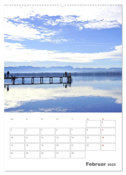 Mein Starnberger See - Die Perle im Fünfseenland im Jahresverlauf (CALVENDO Premium Wandkalender 2025)