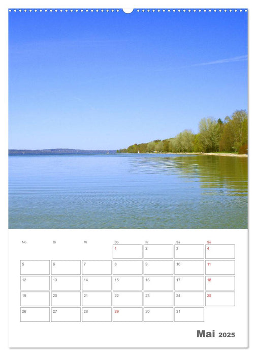 Mein Starnberger See - Die Perle im Fünfseenland im Jahresverlauf (CALVENDO Premium Wandkalender 2025)