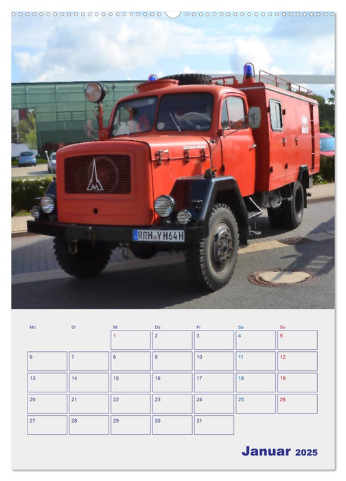 FEUERWEHR-Legende (CALVENDO Wandkalender 2025)