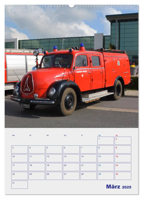 FEUERWEHR-Legende (CALVENDO Wandkalender 2025)