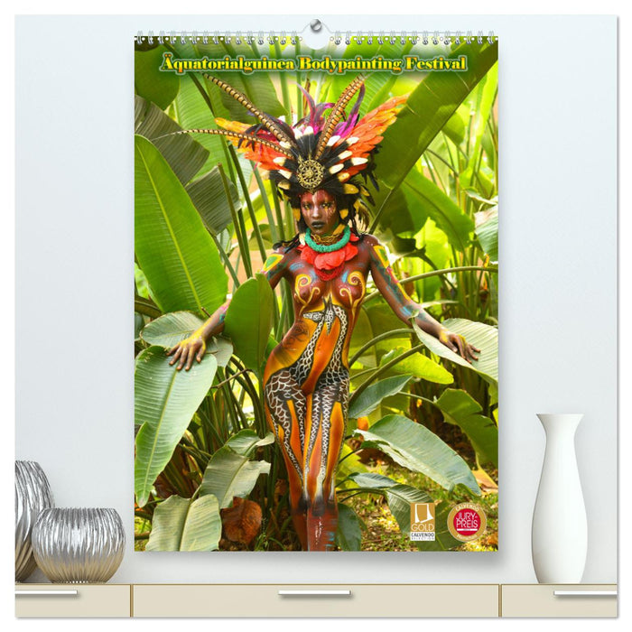 Äquatorialguinea Bodypainting Festival (CALVENDO Premium Wandkalender 2025)