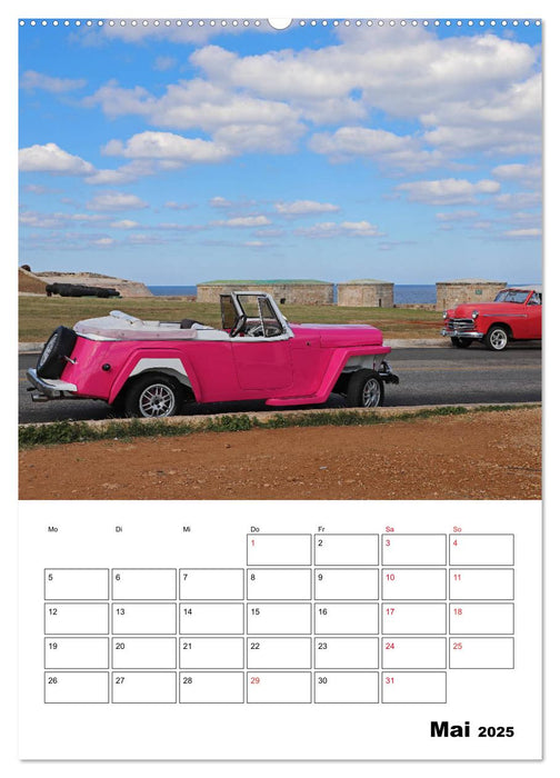 KARIBIK Oldtimer auf Kuba (CALVENDO Premium Wandkalender 2025)