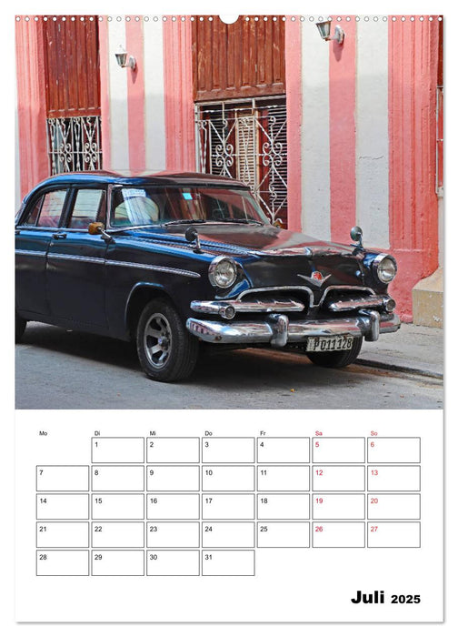 KARIBIK Oldtimer auf Kuba (CALVENDO Premium Wandkalender 2025)