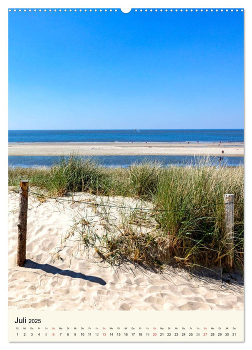 LANGEOOG Strandspaziergang (CALVENDO Premium Wandkalender 2025)