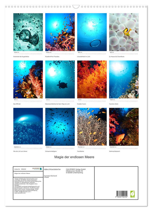Magie der endlosen Meere (CALVENDO Wandkalender 2025)