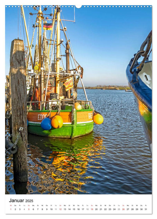 GREETSIEL Rund um den Hafen (CALVENDO Premium Wandkalender 2025)