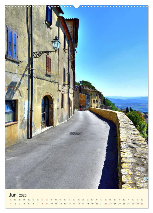 Toskana - Unterwegs in Volterra (CALVENDO Wandkalender 2025)
