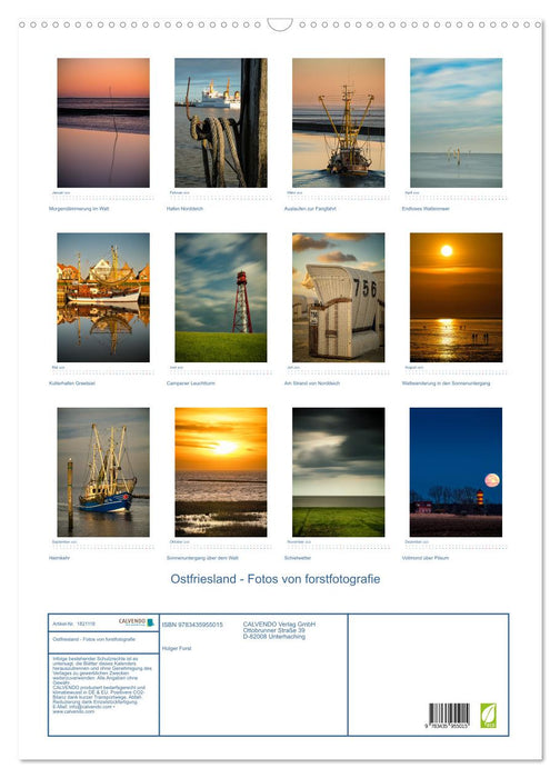 Ostfriesland - Fotos von forstfotografie (CALVENDO Wandkalender 2025)