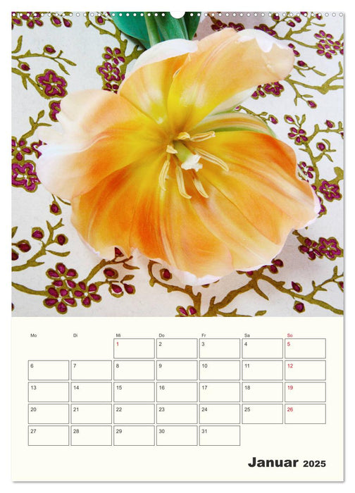 Wunderbare Tulpenwelt (CALVENDO Premium Wandkalender 2025)