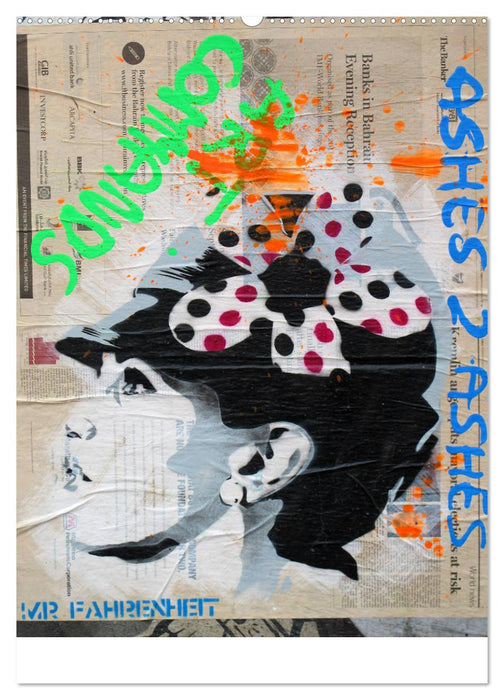 Famous Women in StreetArt (CALVENDO Wandkalender 2025)