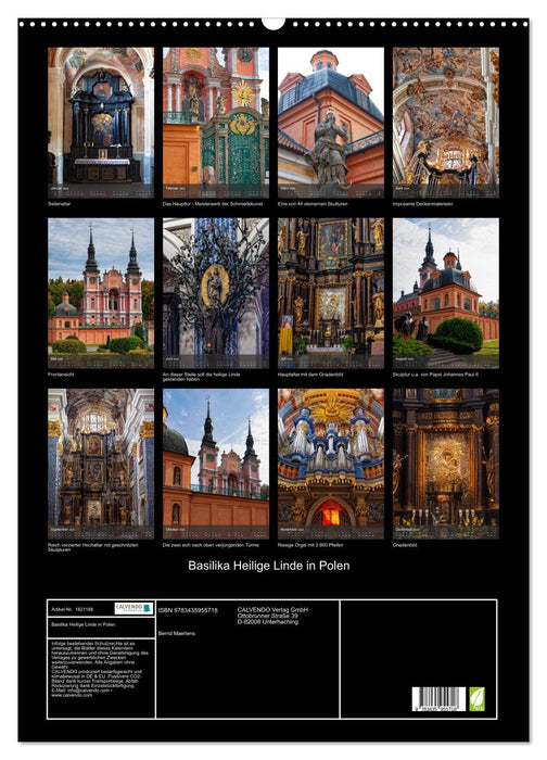 Basilika Heilige Linde in Polen (CALVENDO Wandkalender 2025)