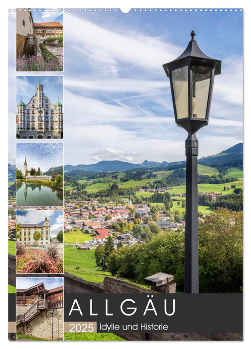 ALLGÄU Idylle und Historie (CALVENDO Wandkalender 2025)