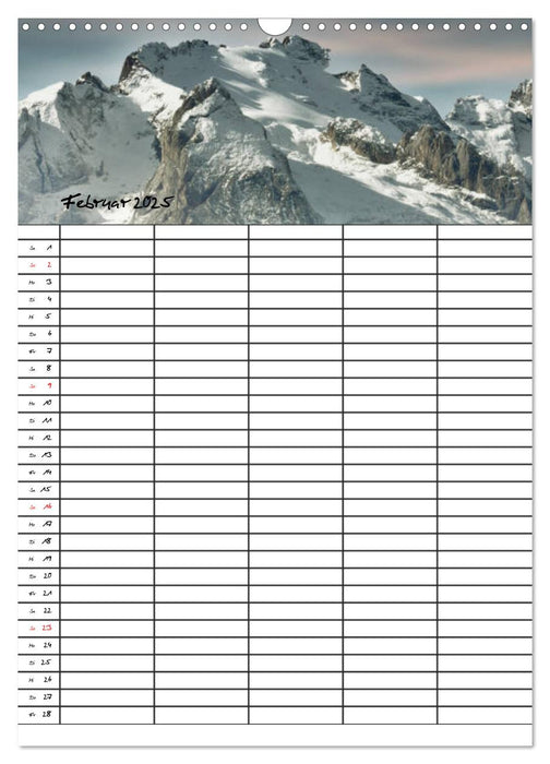 Dein Berge Kalender (CALVENDO Wandkalender 2025)