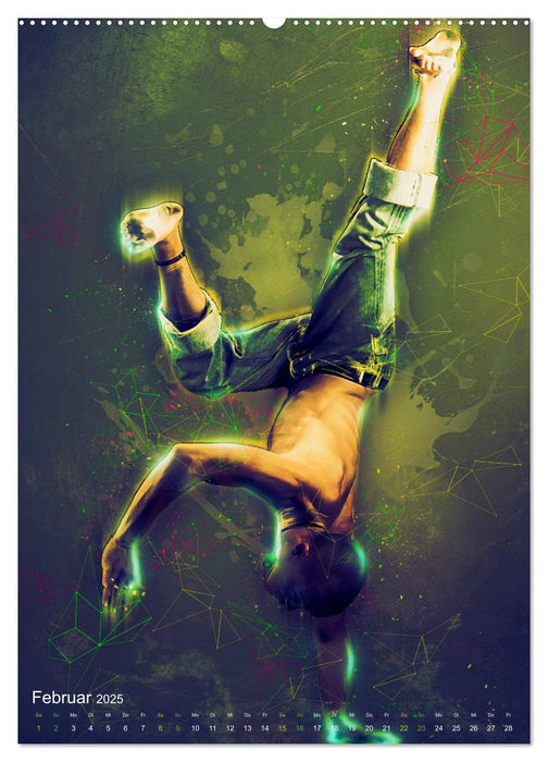 Streetdance - Dynamik pur (CALVENDO Premium Wandkalender 2025)
