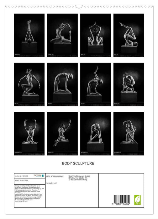 BODY SCULPTURE (CALVENDO Premium Wandkalender 2025)