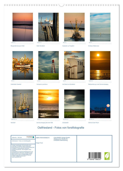 Ostfriesland - Fotos von forstfotografie (CALVENDO Premium Wandkalender 2025)