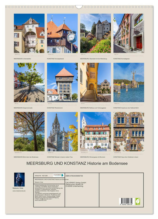 MEERSBURG UND KONSTANZ Historie am Bodensee (CALVENDO Wandkalender 2025)