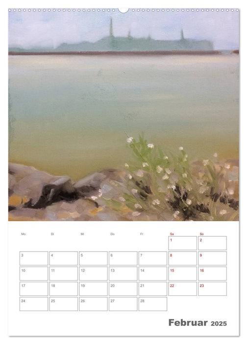 Malerisches Helgoland (CALVENDO Premium Wandkalender 2025)