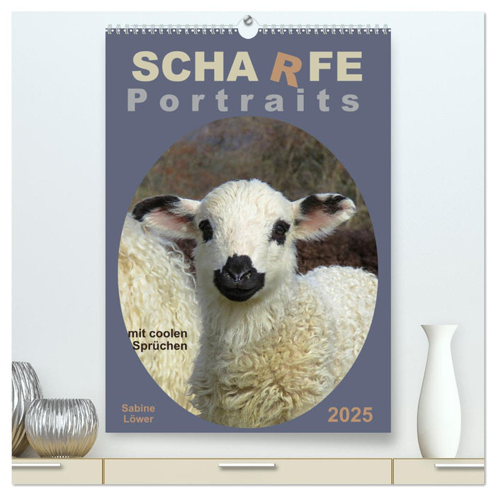 Scharfe Portraits (CALVENDO Premium Wandkalender 2025)