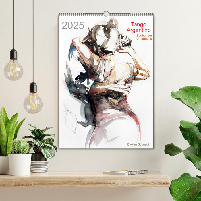 Tango Argentino - Zauber der Umarmung (CALVENDO Wandkalender 2025)
