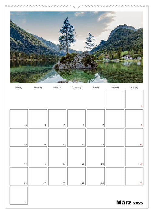 Bayerische Bergwelten (CALVENDO Premium Wandkalender 2025)