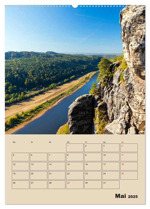 Zauberhafte Sächsische Schweiz (CALVENDO Premium Wandkalender 2025)