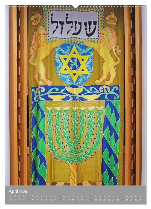 Bejt Knesset. Haus der Versammlung. Die Synagoge in Darmstadt (CALVENDO Wandkalender 2025)