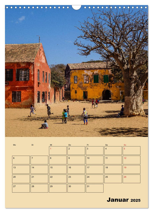 Lebendiges Westafrika - Mauretanien, Senegal, Guinea, Bissau (CALVENDO Wandkalender 2025)
