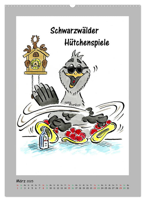 HarryKuckuck - Der Schwarzwald ruft (CALVENDO Premium Wandkalender 2025)