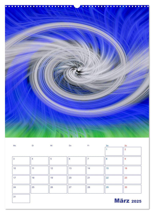 ABSTRAKT FOTO ART - by Manuela Falke (CALVENDO Wandkalender 2025)