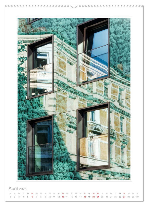 Spiegelungen in der Architektur (CALVENDO Premium Wandkalender 2025)