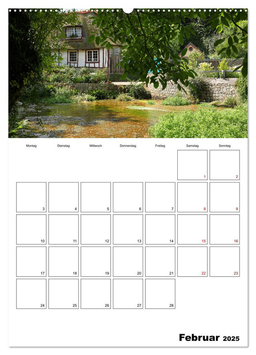 Veules Les Roses (CALVENDO Premium Wandkalender 2025)