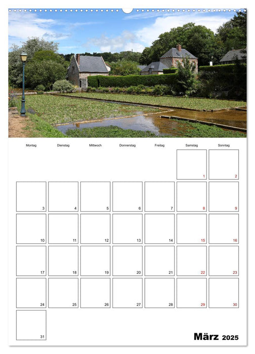 Veules Les Roses (CALVENDO Premium Wandkalender 2025)