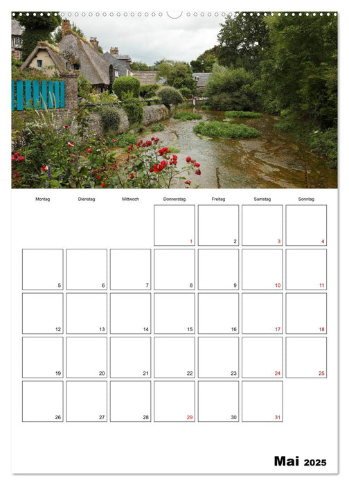 Veules Les Roses (CALVENDO Premium Wandkalender 2025)