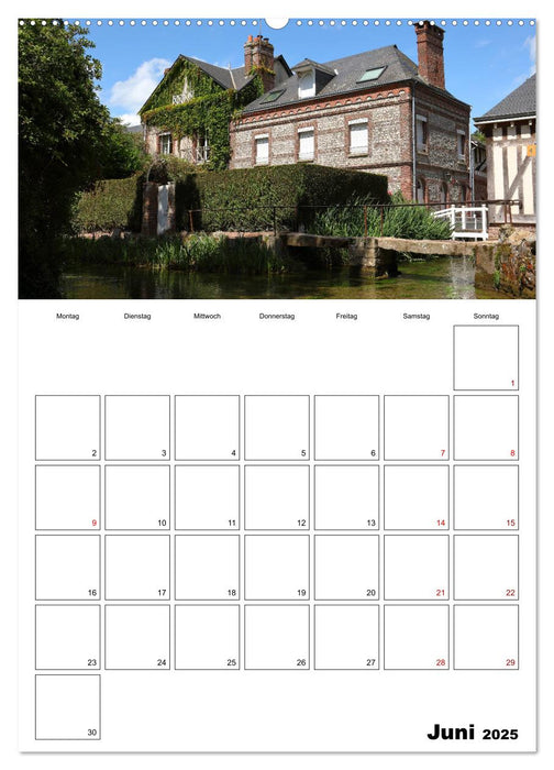 Veules Les Roses (CALVENDO Premium Wandkalender 2025)