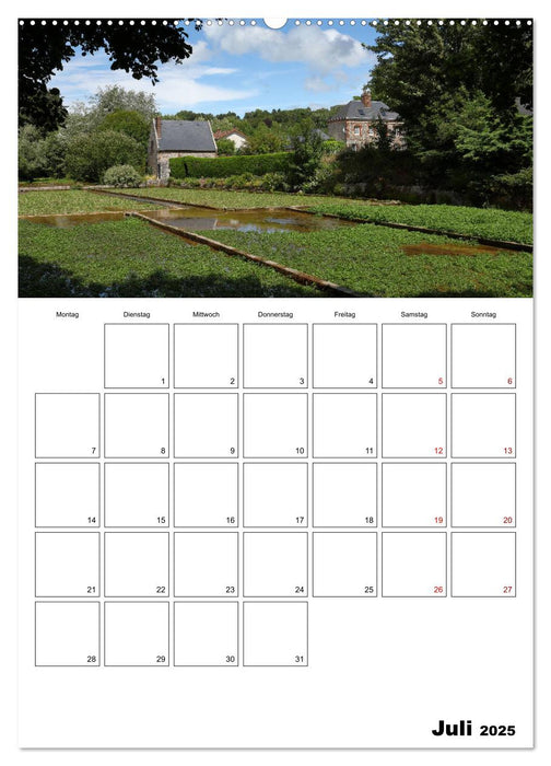 Veules Les Roses (CALVENDO Premium Wandkalender 2025)