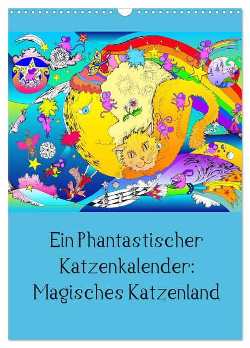 Ein phantastischer Katzenkalender: Magisches Katzenland (CALVENDO Wandkalender 2025)