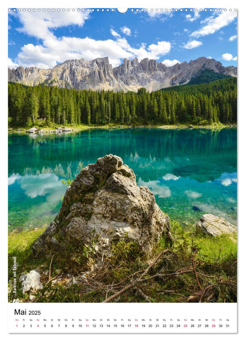 Hoch oben in den Dolomiten (CALVENDO Premium Wandkalender 2025)