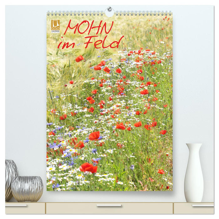 Mohn im Feld (CALVENDO Premium Wandkalender 2025)