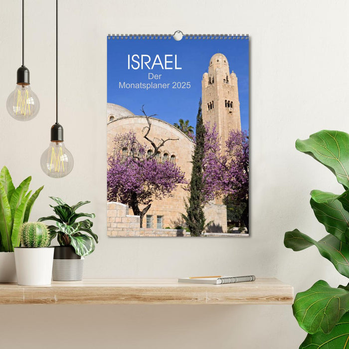 Israel - Der Monatsplaner 2025 (CALVENDO Wandkalender 2025)