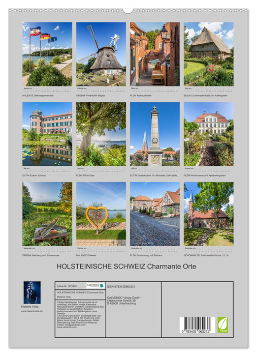 HOLSTEINISCHE SCHWEIZ Charmante Orte (CALVENDO Premium Wandkalender 2025)