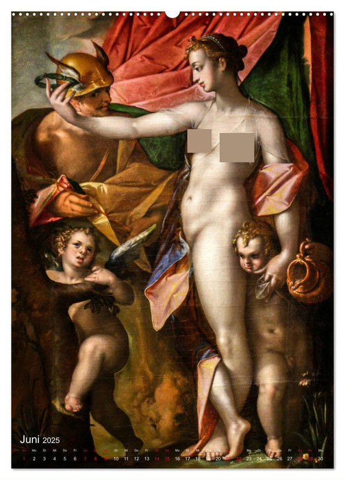Eros und Kunst (CALVENDO Premium Wandkalender 2025)