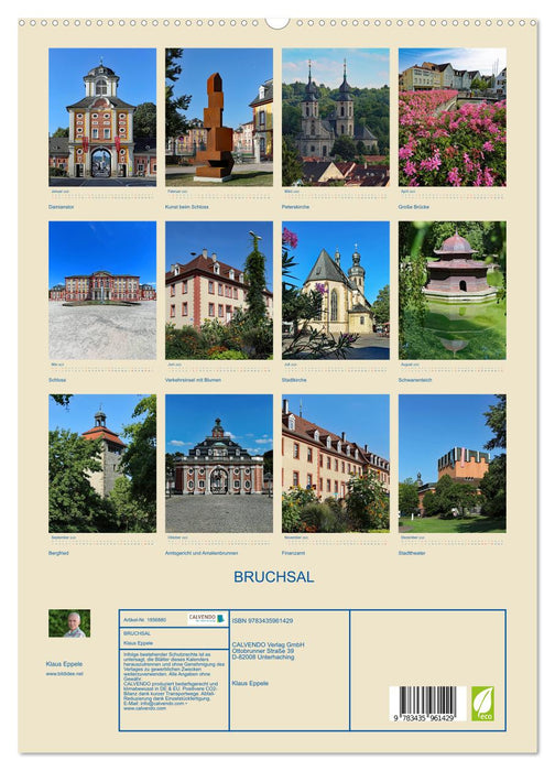 BRUCHSAL (CALVENDO Premium Wandkalender 2025)