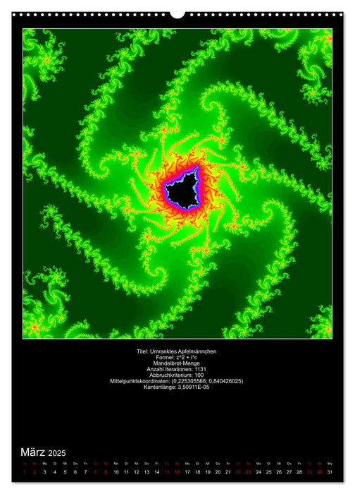 Fraktale zum Selbstnachrechnen (CALVENDO Premium Wandkalender 2025)